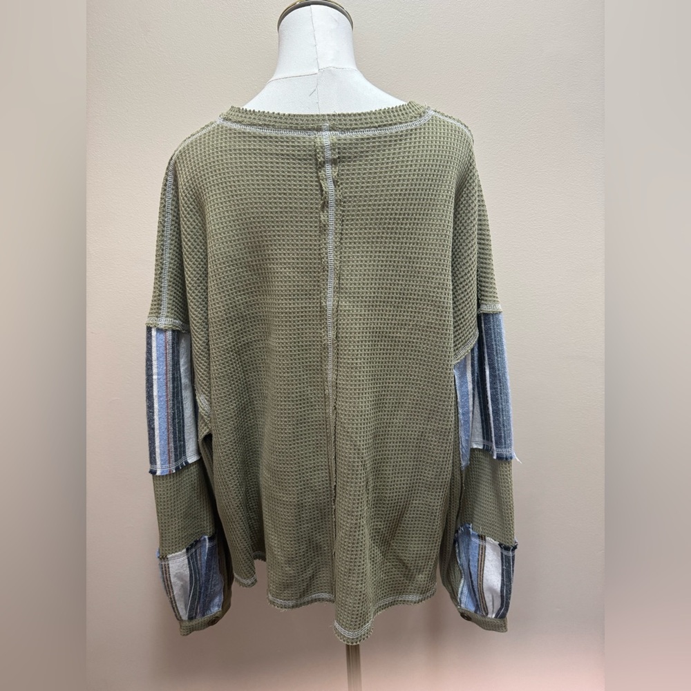 NWOT POL Thermal Knit Top - Picture 4 of 5